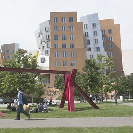 Exterior View of MIT's Stata Center building