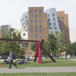 Exterior View of MIT's Stata Center building